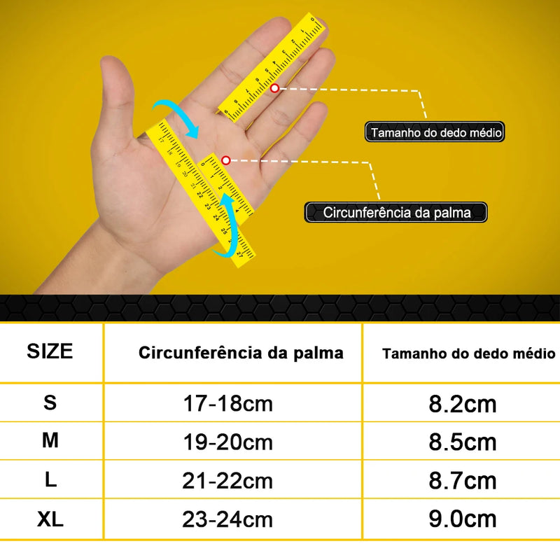 Luvas Para Moto - Proteção Contra Frio Acidentes Chuva